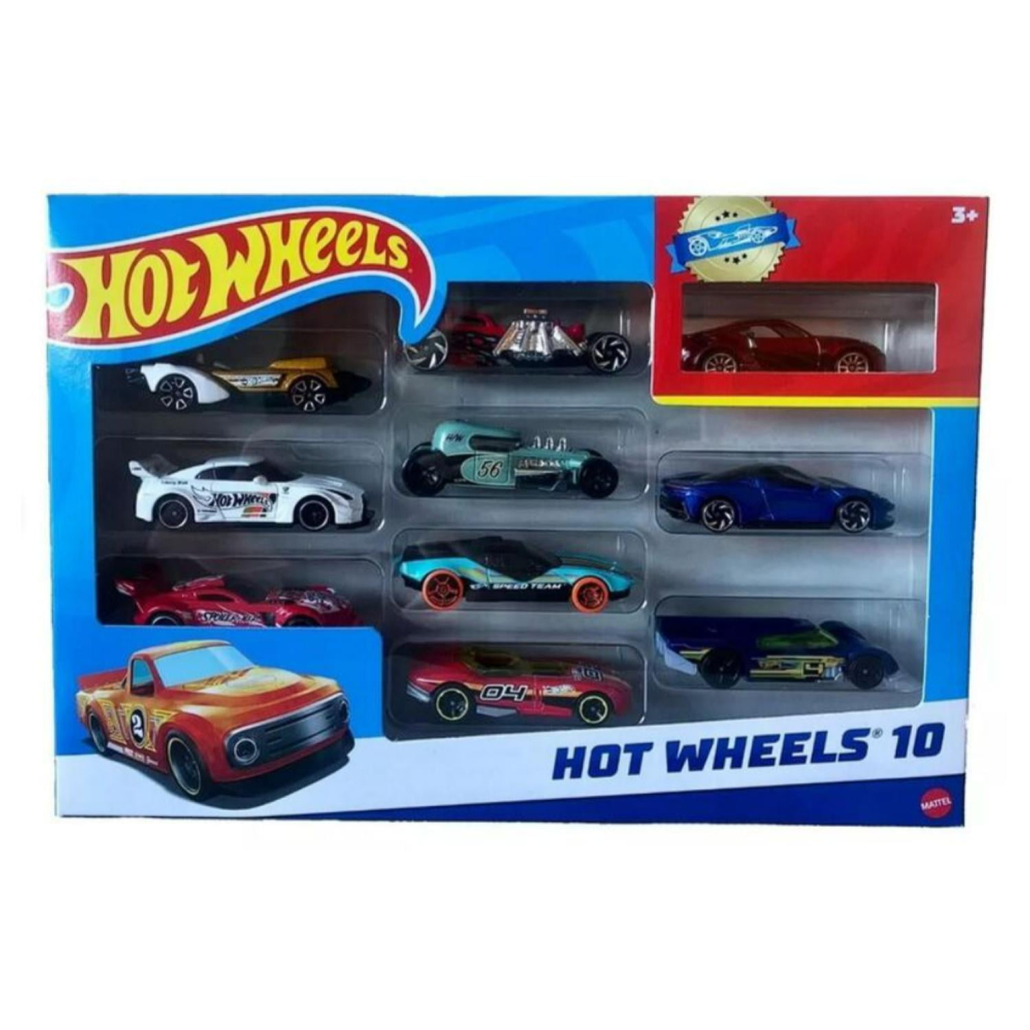 Genérico - Pack 10 Juguete Autos De Coleccion Escala 1/64 Hot Wheels