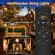 thumbnail image 2 of Cadena de luces para exteriores Ollny S11 de 30 m con mando a distancia 15+1 LED IP45, 2 of 3