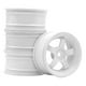 thumbnail image 3 of Cubos De Rueda De Llanta De Coche RC De 4 Piezas Para Tamiya Escala 1/: 10 Modelo De Coche RC Blanco, 3 of 5