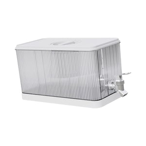 Magideal - Dispensador De Bebidas Heladas De 4,5 L, Refrigerador, Hervidor Frío, Bebidas Frías, Cubo De Jugo Con Colador De Té, Dispensador De Bebidas Frías Para Blanco