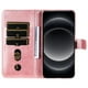 thumbnail image 2 of Funda con Cremallera para OnePlus 13R 5G, Carcasa Cartera de Cuero PU con Soporte y Tarjetero, 2 of 5