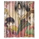 thumbnail image 1 of Cortina de ducha Gakuen Alice Mikan y Natsume, juego de cortinas de baño con ganchos, tamaño 60 x 72 pulgadas, 1 of 3