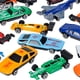 thumbnail image 2 of Conjunto de 25 piezas de coches y motocicletas de metal fundido Rhode Island Novelty, 2 of 4