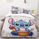 thumbnail image 5 of Duvet Cover Cute Stitch Children's Adult Bedding Set One Duvet Cover Two Pillowcases Single Double Bed Size No Padding Inside, 5 of 5