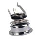 thumbnail image 5 of 6.35mm 1/4 '' salida mono placa de enchufe para tele guitarra cromo, 5 of 5