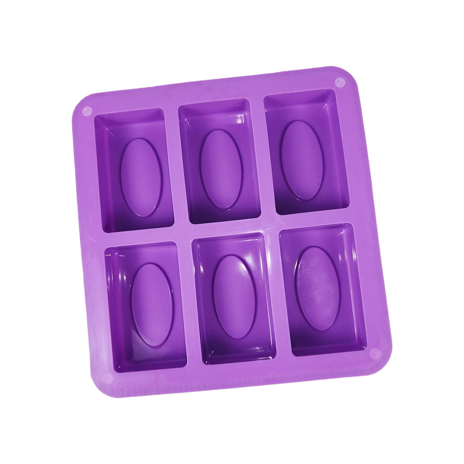 Magideal - Jabón De Silicona Modelo 6 Cavidades Proyecto De Fundición De Epoxi Herramienta De Arte Para Niños Versátil Multifunción Fabricación De Jabón De Silic