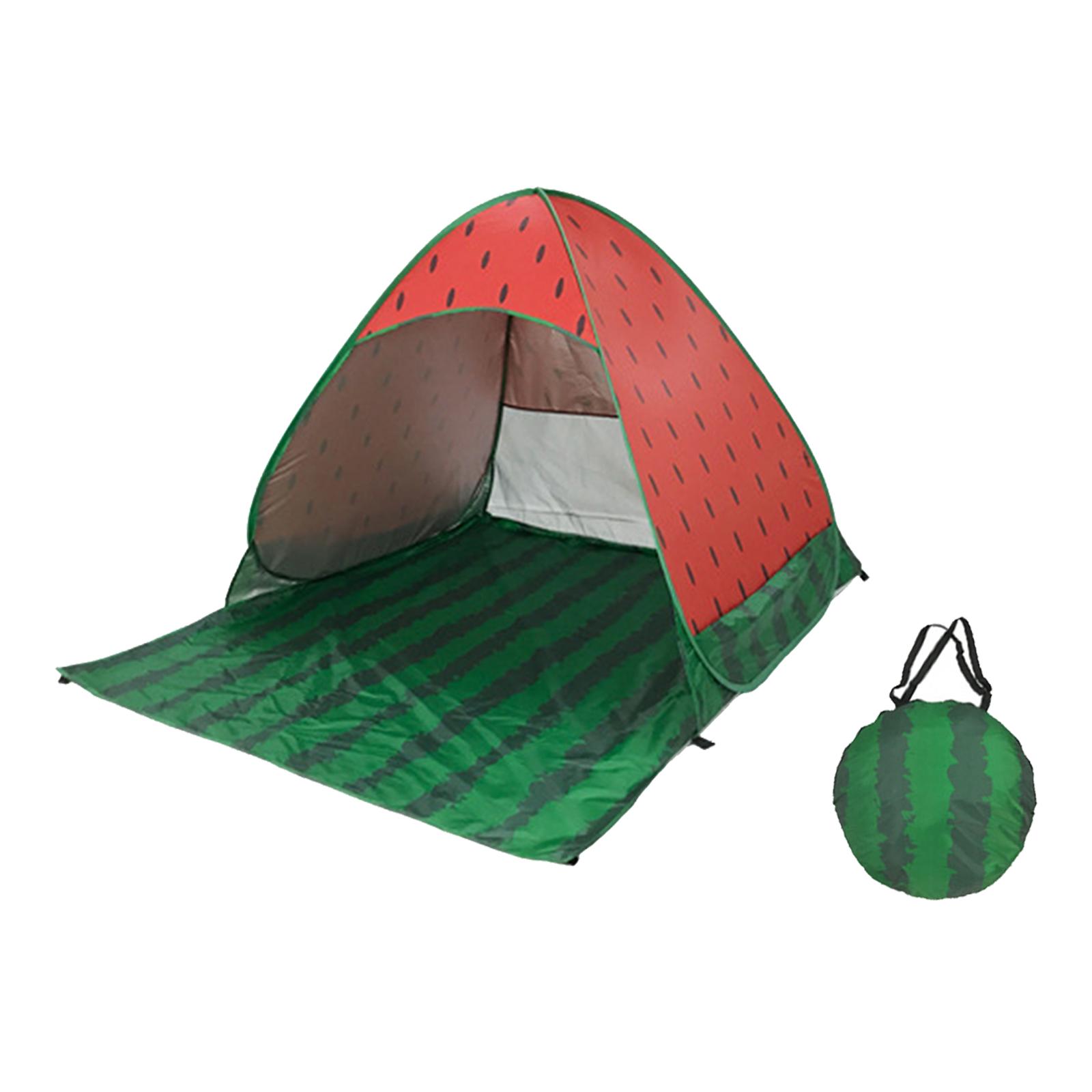 Ioensy - Tienda De Campaña Emergente Upf 50 Tienda De Playa Para Actividades Al Aire Libre Camping Familiar Patio Trasero Rojo L