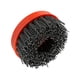 thumbnail image 2 of Cepillo de rueda de alambre Cepillo de pulido Rosca M14 Cepillo de esmerilado Accesorio Cepillo redondo abrasivo para piedra antigua Alambre de acero inoxidable Adecuado para hormigón W Grano 120, 2 of 5