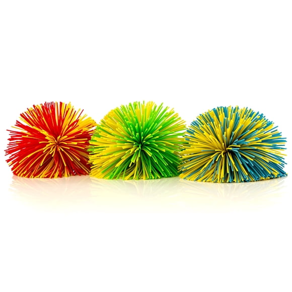 Bolas fibrosas con forma de mono de Fidget Toys IMPRESA, paquete de 3 unidades para niños y adultos