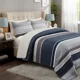 thumbnail image 1 of Cubrecama Quilt Sherpa 1.5 - Varios Modelos W.m G Azul Acero Ralla, 1 of 3