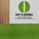 thumbnail image 5 of Baldosas de espuma para suelo Home Cube USA 61 cm Verde Hierba 24 unidades, 5 of 8
