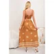 thumbnail image 4 of Maxi Vestido Largo Verano Mujer Holgado Pabilos Estampado 3359, 4 of 4