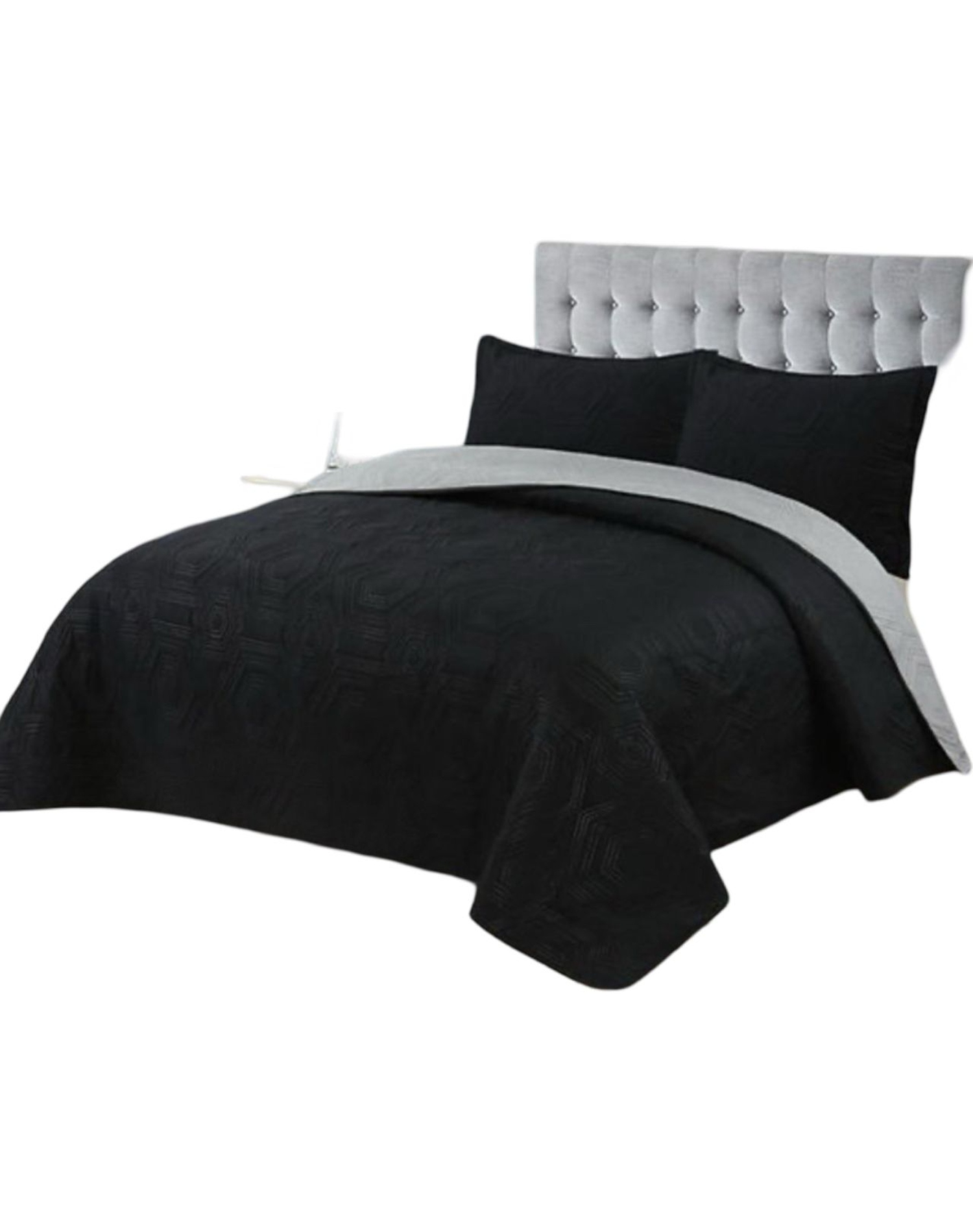 Genérico - Cubrecama Quilt Verano King + 2 Fundas Almohada U5