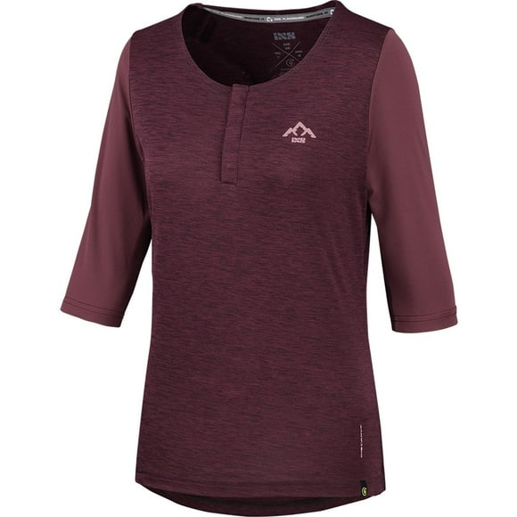Polera IXS Mujer Carve X Henley Raisin S
