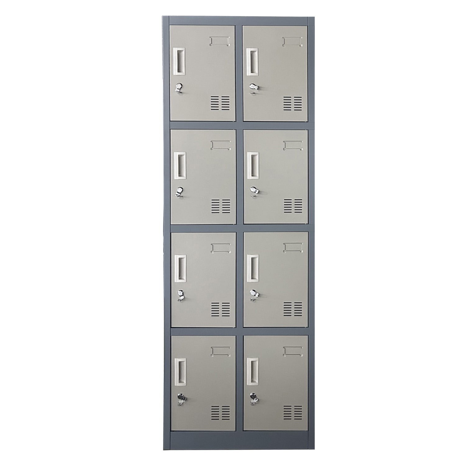 Prochef - Locker Casillero Metalico 2 Cuerpos 8 Puertas