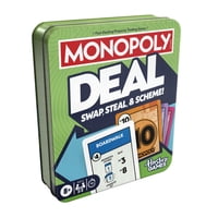 Juego De Cartas Hasbro Monopoly Deal En Lata Coleccionable