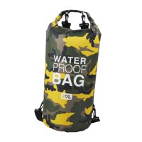 Ioensy - Bolsa Seca Impermeable Para Navegación En Balsa, Bolso De Mano Para Playa, Saco Seco Flotante, Mochila Enrollable De 20L