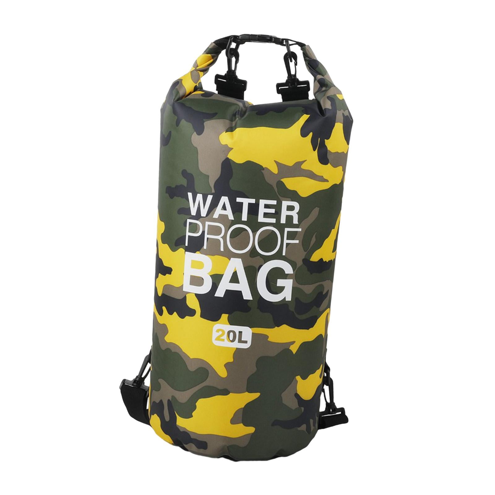 Ioensy - Bolsa Seca Impermeable Para Navegación En Balsa, Bolso De Mano Para Playa, Saco Seco Flotante, Mochila Enrollable De 20l