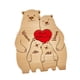thumbnail image 3 of Bear Family Wooden Art Puzzle Familia Diy Familia De Osos Para Navidad Avaloramiento 4 Osos, 3 of 5