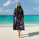 thumbnail image 5 of La Familia Addams 3 Manta Capa con Capucha Anti-Bolitas, Manta de Lana Ártica Suave, Manta Portátil de Felpa Ligera y Lujosa, Poncho para Siesta en Casa y Oficina, 100*130cm, 5 of 6