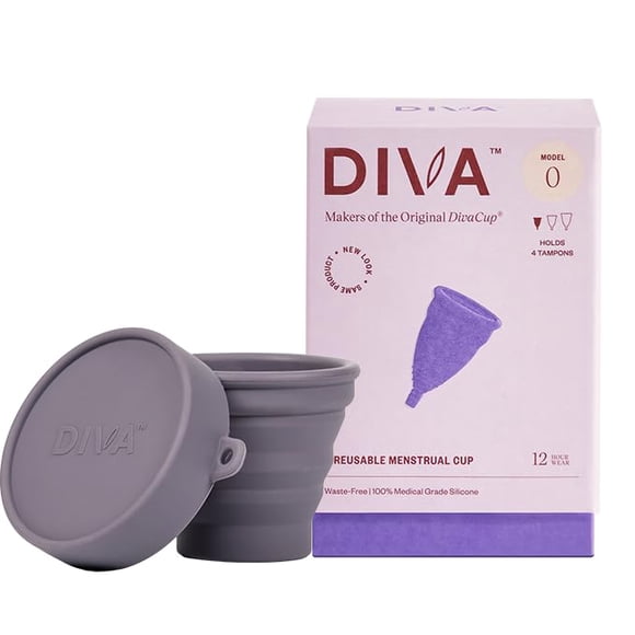 Copa Menstrual DIVA Modelo 0 (Capacidad de 4 tampones)
