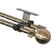 thumbnail image 1 of Set Barras para Cortina Doble 16/19 Mm Extensible 120-210 Cm A Techo Bronce Bola, 1 of 2