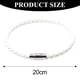 thumbnail image 4 of Pulsera magnética de cuero trenzado de 6 cuerdas para hombre, de Creative Insurance, para parejas, 4 of 5
