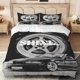 thumbnail image 1 of 3pcs B-MW36 Series Classic Sports SHINE Pattern Digital Print Set Polyester Light Beige-Friendly Fabric, 1 of 1