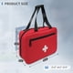 thumbnail image 5 of Bolsa De Primeros Auxilios Vacía Compacta Portátil Roja, 5 of 6