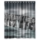 thumbnail image 1 of Cortina de ducha de la serie Lost Cast, juego de cortinas de baño con ganchos, tamaño 60 x 72 pulgadas, 1 of 3
