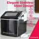 thumbnail image 3 of Máquina de hielo Frigidaire EFIC452-SSBLACK XL negra inoxidable 18 kg, 3 of 6