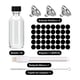 thumbnail image 3 of Pack 12 Botellas de Cristal con Tapa Mini Frascos de Vidrio 60ml Botellitas de Cristal Pequeñas Jengibre shots, 3 of 7