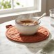 thumbnail image 2 of REGALWOVEN 2 Pcs Agarraderas, Trivets Resistentes al Calor, Almohadillas Antideslizantes para Encimeras, Agarraderas para Horno para Cocina, Hornear y BBQ Rojo anaranjado 7.1*7.1in, 2 of 6