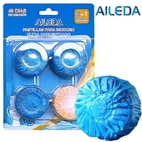 Aileda Productos De Limpieza Para El Baño Y El Inodoro, 1 Bolsa Con 4 Bloques