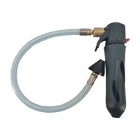 Ioensy - Herramienta De Drenaje De Cartucho De Co2, Fácil De Transportar, Portátil, Válvula De Co2, Inflador De Neumáticos, Color Negro