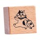 thumbnail image 5 of Sello De Gato De 1,2 Pulgadas, Peque?o Sello De Goma De Madera Para Diario, Cartas, álbumes De Recortes, Viajes, 5 of 5