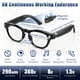 thumbnail image 2 of Gafas inteligentes NILUTO con cámara AI de 8 MP y video 1080P, 2 of 6