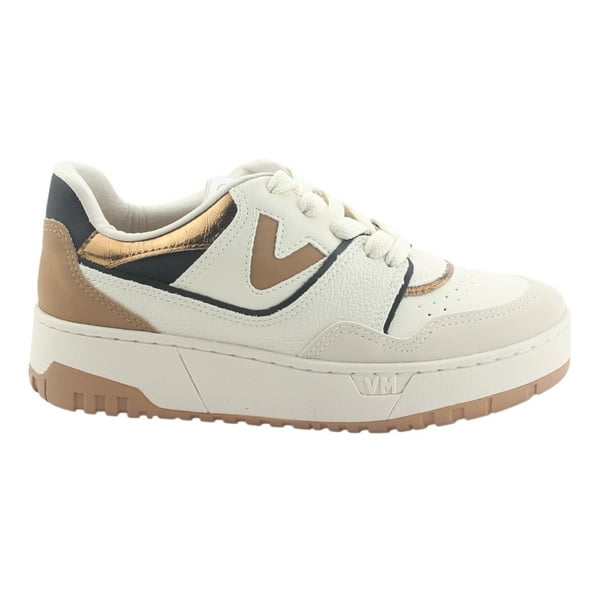 Zapatilla Via Marte Mujer 042-004-06 Beige Casual