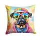 thumbnail image 1 of Almohada Decorativa Pug Hippie Dawg 14x14, 1 of 6