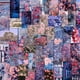 thumbnail image 1 of 64pcs Rose Wallpaper Materials Album Sticker Diy Computer Scrapbooking Stickers Student Stationery Arts Crafts, 1 of 2