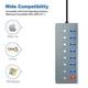 thumbnail image 1 of Hub USB alimentado, concentrador USB 3.0 de 7 puertos LOBKIN alimentad, 1 of 2