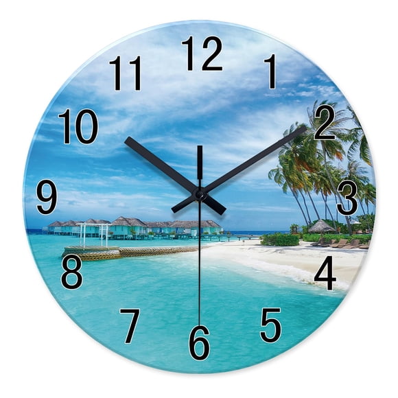 Reloj de Pared XFM 36 cm Costero Náutico Alimentado por Batería