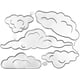 thumbnail image 1 of Troqueles Metálicos De Nubes Para Scrapbooking Y Manualidades Diy, 1 of 6