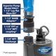 thumbnail image 3 of Bomba utilitaria sumergible Superior Pump 91250 1800GPH 1/4HP, 3 of 7