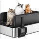 thumbnail image 1 of Arenero Gato Grande BaÃ±o Acero Inoxidable Con Pala, 1 of 2
