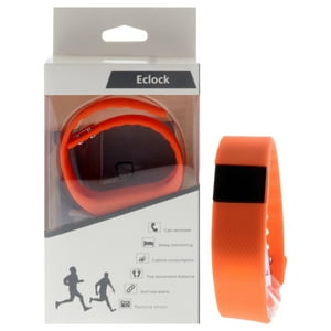 Pulsera De Silicona Deportiva Para La Salud Ek-H2 - Naranja De Eclock Para Unisex - 1 Pulsera