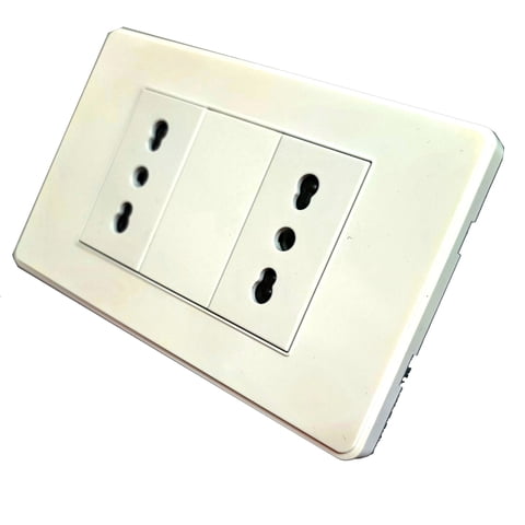 Vellmax - Par De Toma Corrientes Enchufe Doble 16A