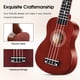 thumbnail image 4 of Ukelele ADM Hawaiian Wood para principiantes con accesorios, 4 of 9