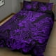 thumbnail image 2 of Hawaii Shark Juego de Cama Edredón Patrón Polinesio Morado Versión LT01, 2 of 3