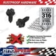 thumbnail image 5 of Tornillos OttoSpeed 1/4-14 x 1,9 cm negro de ranura – paquete de 4, 5 of 7